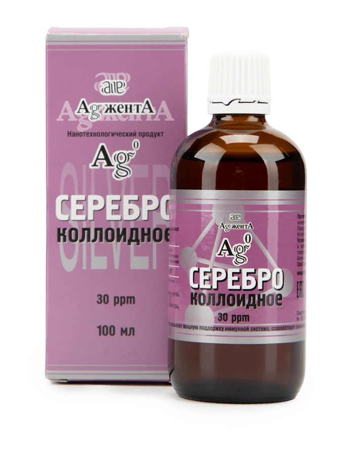 Коллоидное серебро, 1 упаковка